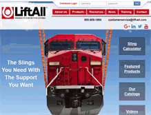 Tablet Screenshot of lift-all.com